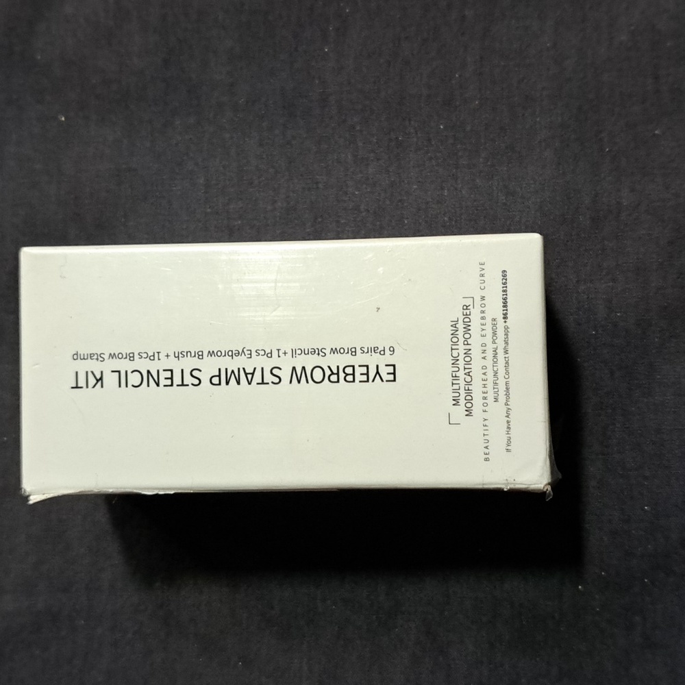 NWT Dark Brown Eyebrow Waterproof Powder Stencil Kit